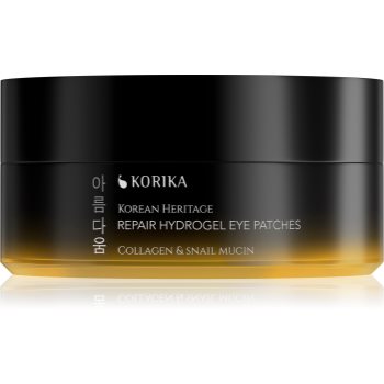 KORIKA Korean Heritage Collagen & Snail Mucin Repair Hydrogel Eye Patches pernuțe din hidrogel - imagine 2